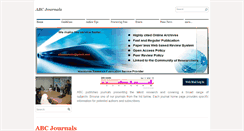 Desktop Screenshot of abcjournals.net